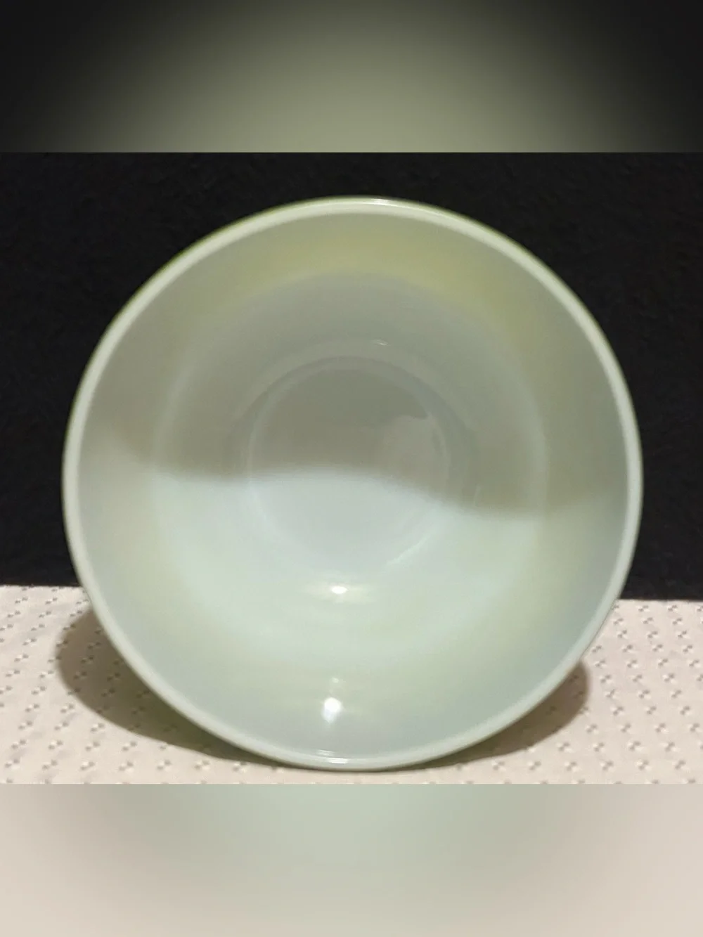 Vintage Anchor Hocking Fire King Avocado Swirl Mixing Bowl Retro Kitchenware